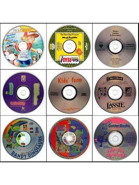 9CD Vintage KIDS LOT #2 (1994) NEW or LIKE NEW in sleeves as pictured!
